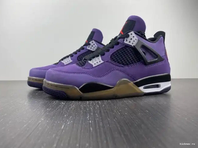 Rep MAX 766296 Scott Purple 4 Travis Retro Jordan LN4 and (Friends Family) 0414